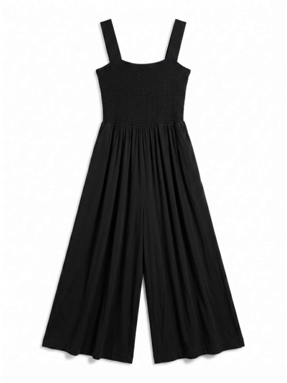 #022 - SMASH + TESS - BLACK WIDE LEG JUMPSUIT // PTP - 14 / W - 12.5
